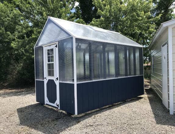 8x12 Greenhouse with Heater and Vent