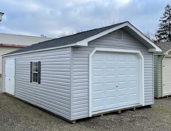 14 x 28 Vinyl Peak Style Garage available in Binghamton