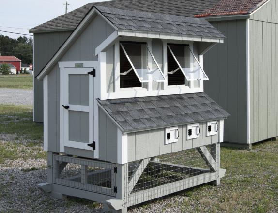 4x6 Mini Chicken Condo Style Coop from Pine Creek Structures