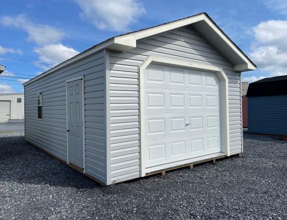 14'x24' 1-Car Peak Garage with ridge vent from Pine Creek Structures in Harrisburg, PA