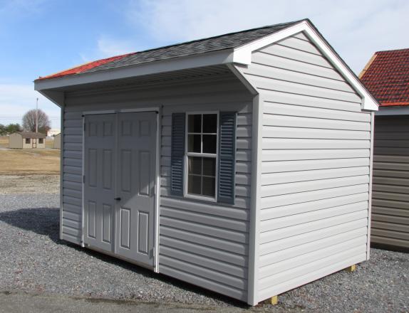 8X12 VINYL COTTAGE AT PINE CREEK STRUCTURES IN YORK, PA.