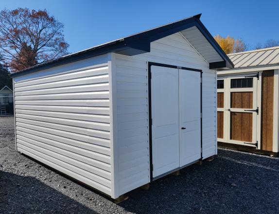 Exterior 10x14 Peak Front Entry Shed